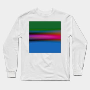 red green blue texture art Long Sleeve T-Shirt